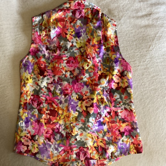 Etcetera silk blouse sleeveless size 8 - Picture 6 of 6